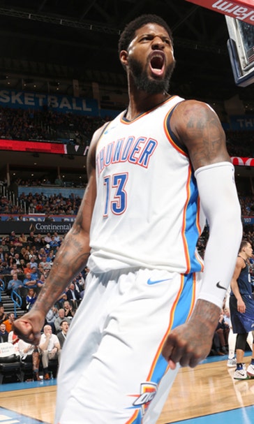 George’s 26 lead Thunder past Magic 112-105